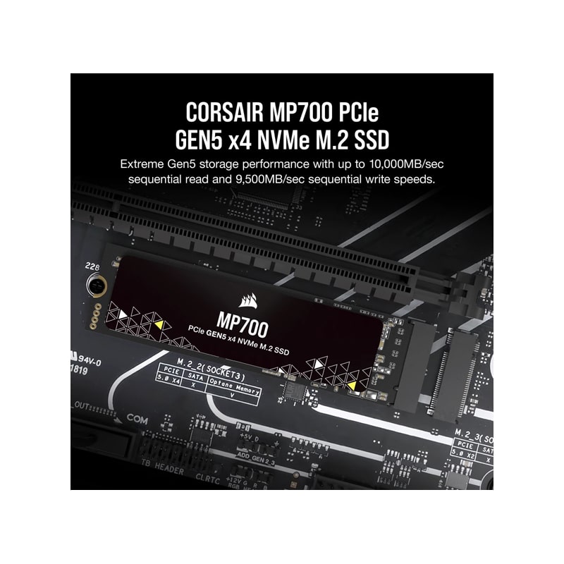 اس اس دی کورسیر MP700 PCIe 5.0(Gen 5)x4 2TB