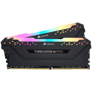 رم دسکتاپ DDR4 دو کاناله 3600 مگاهرتز کورسیر مدل VENGEANCE PRO RGB ظرفیت 16 گیگابایت