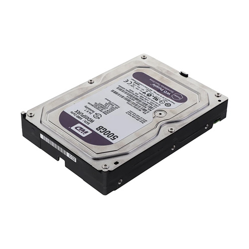 هارد دیسک اینترنال وسترن دیجیتال HARD INTERNAL PURPLE 500GB کارکرده