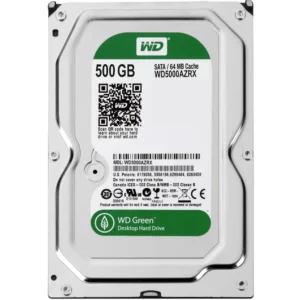 هارددیسک اینترنال وسترن دیجیتال سری سبز مدل WD5000AZRX ظرفیت 500 گیگابایت کارکرده