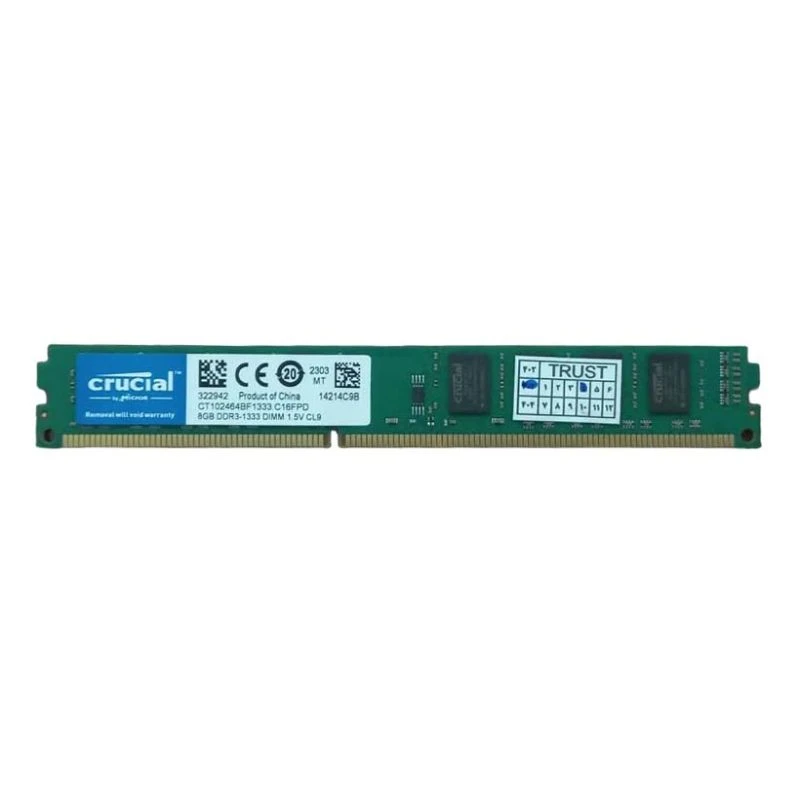 رم دسکتاپ کروشیال RAM 8GB 1333MHZ DDR3 CL9 CRUCIAL