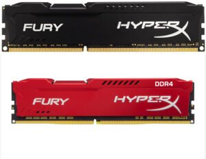 رم دسکتاپ کینگستون RAM 8GB 2400MHZ DDR4 CL15 KINGSTON HYPERX FURY