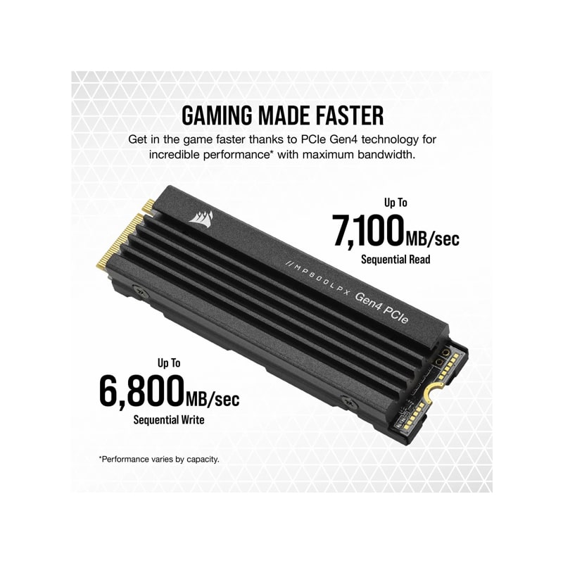 اس اس دی کورسیر MP600 PRO LPX PCIe Gen4x4 500GB