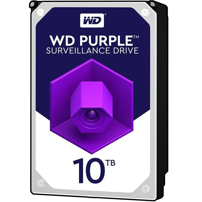 هارددیسک اینترنال وسترن دیجیتال مدل Purple WD101PURP ظرفیت 10 ترابایت کارکرده