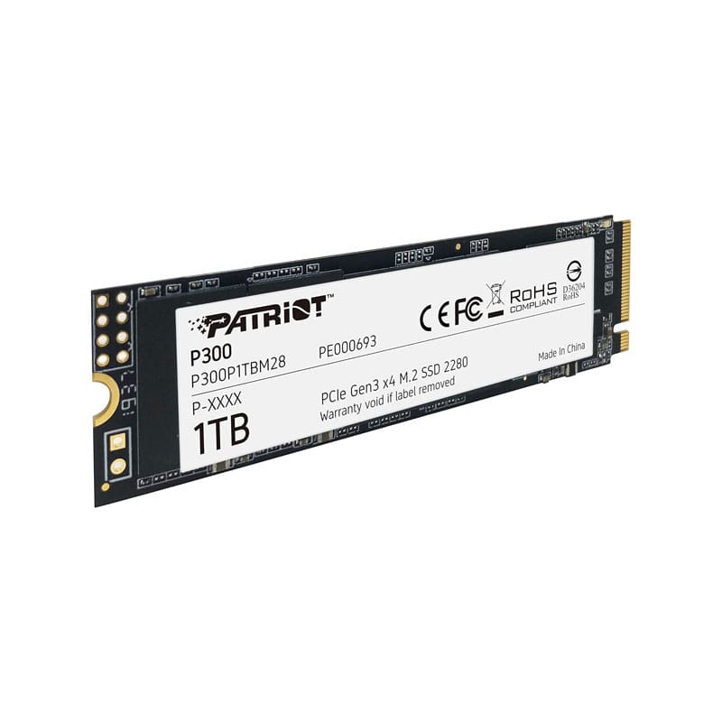اس اس دی اینترنال M.2 NVMe پاتریوت مدل P300 ظرفیت 1 ترابایت