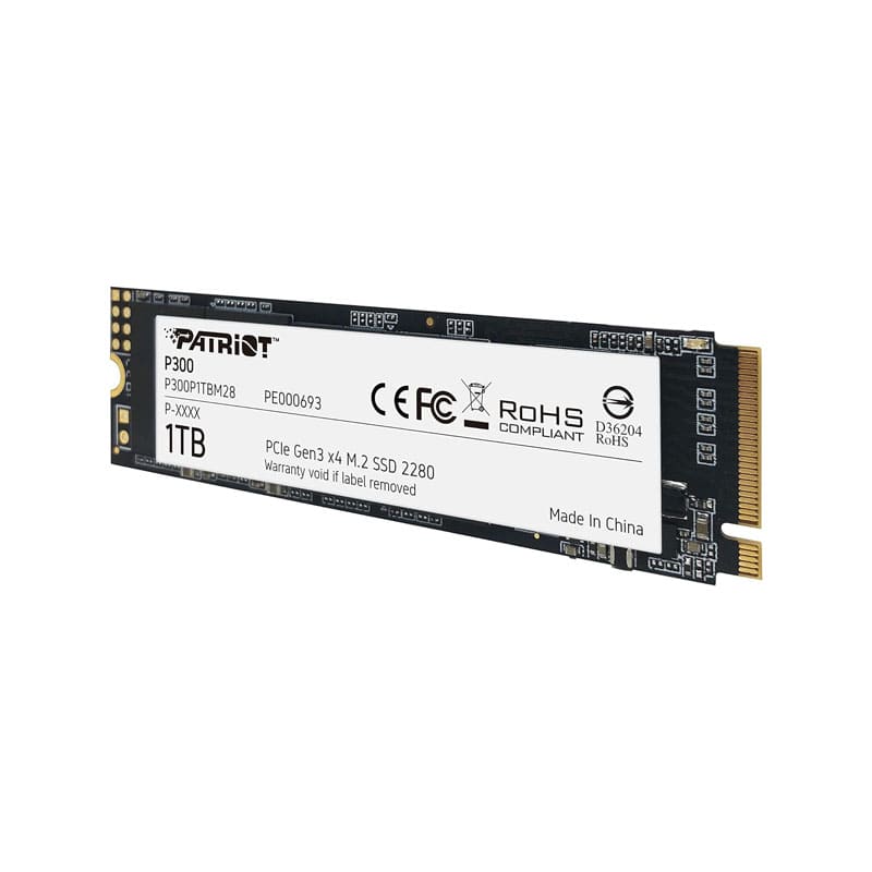 اس اس دی اینترنال M.2 NVMe پاتریوت مدل P300 ظرفیت 1 ترابایت
