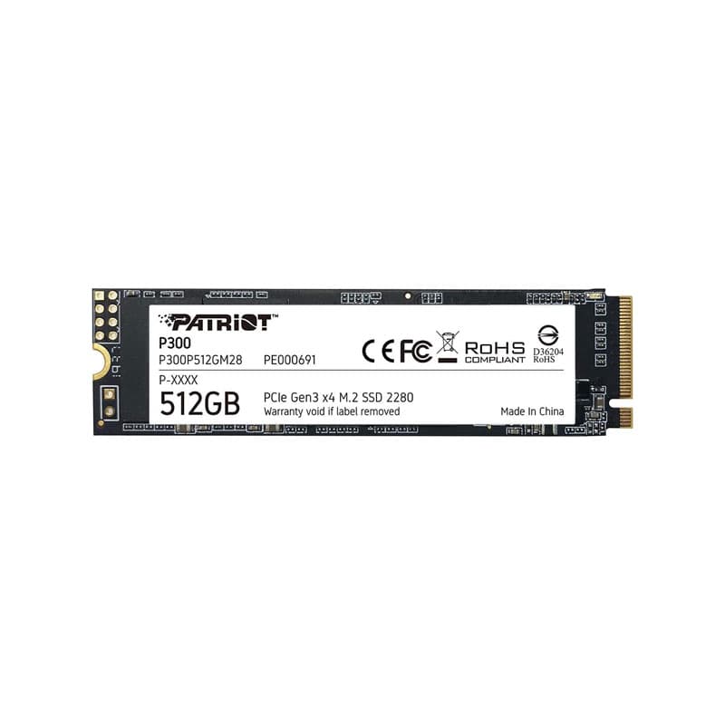 اس اس دی اینترنال M.2 NVMe پاتریوت مدل P300 ظرفیت 512 گیگابایت
