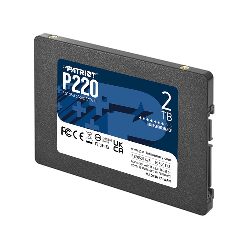 اس اس دی اینترنال پاتریوت مدل P220 ظرفیت 2 ترابایت