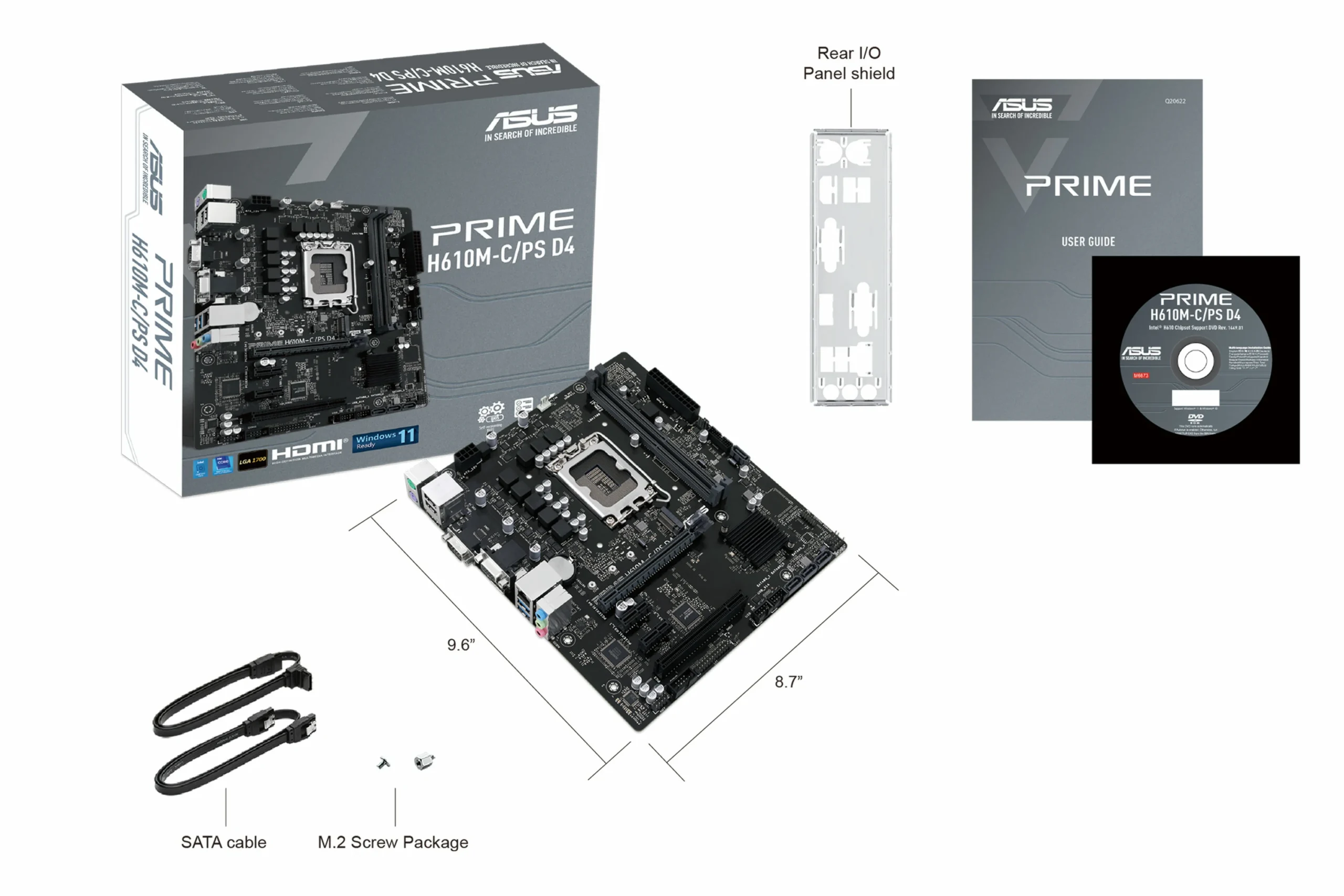 ASUS PRIME H610M-C/PS D4