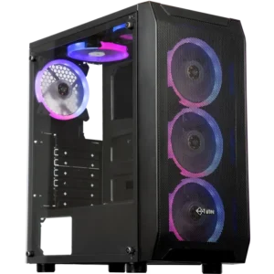 کیس کامپیوتر Fater FG-720B RGB Mid Tower مشکی