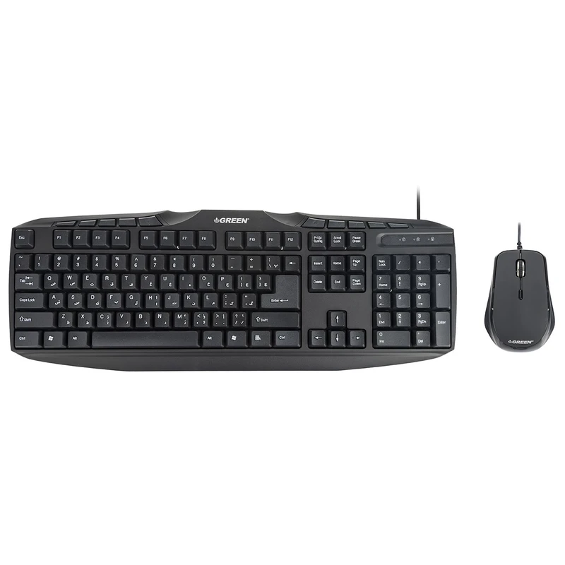 کیبورد و ماوس گرین مدل GKM-305