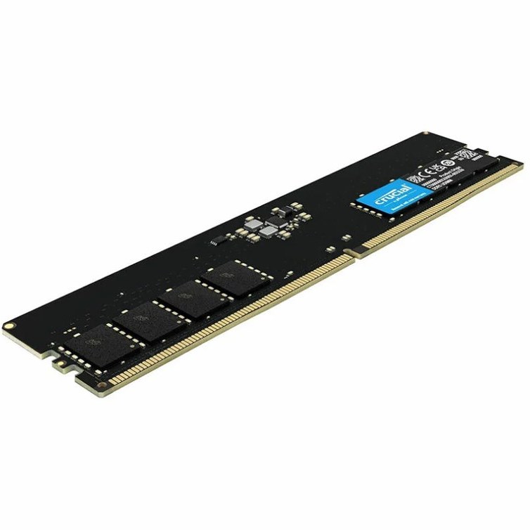 رم دسکتاپ Crucial CT32G48C40U5 ظرفیت 32GB DDR5 فرکانس 4800MHz