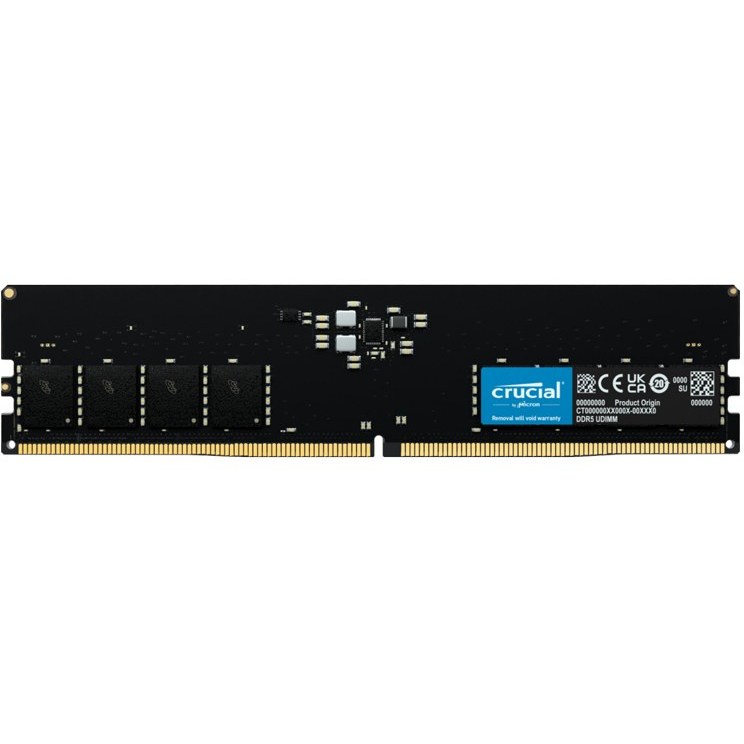رم دسکتاپ Crucial CT32G48C40U5 ظرفیت 32GB DDR5 فرکانس 4800MHz