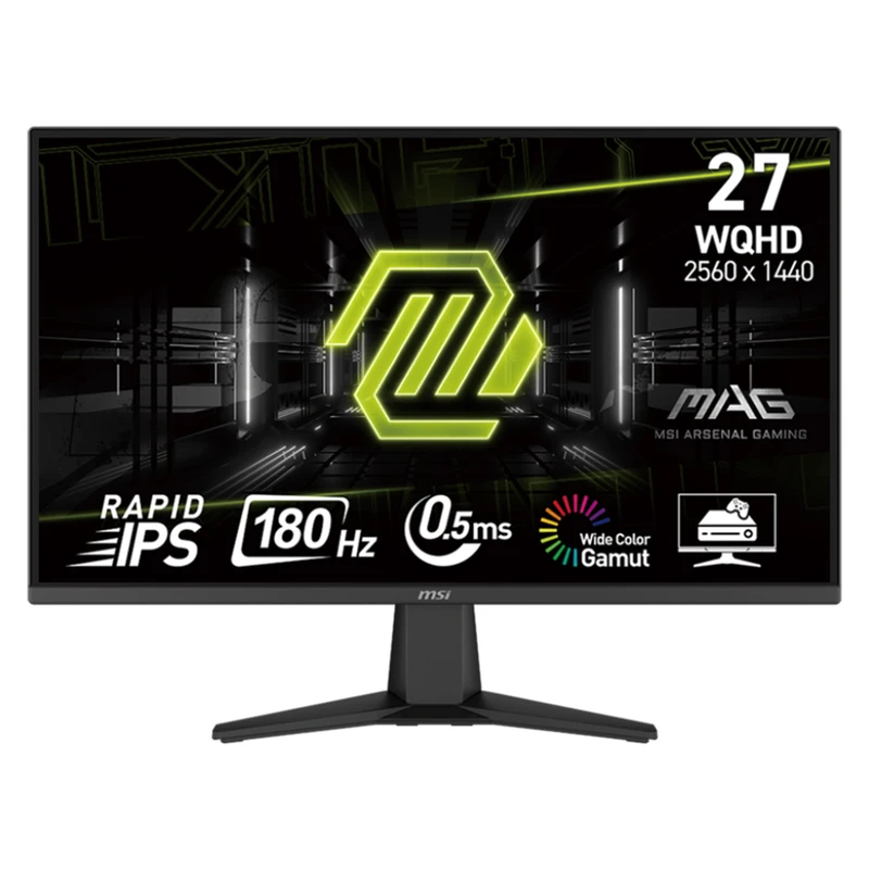 مانیتور گیمینگ MSI MAG 275QF سایز 27 اینچ WQHD نرخ 180Hz