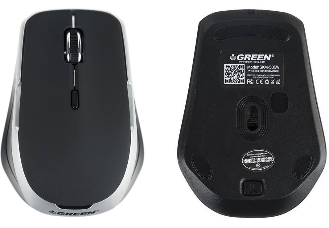 کیبورد و ماوس بی سیم گرین مدل GKM-505W